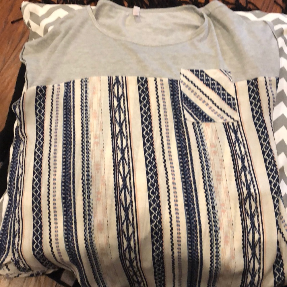 A flowy, multi-colored top!